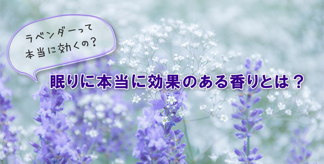 ラベンダーの入眠効果って本当 産業保健新聞 ドクタートラスト運営